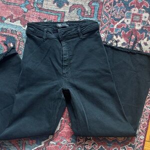 Zara Black High-Waisted Pants
